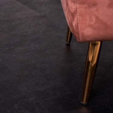 LVT плитка клеевая Vinilam Ceramo Stone Glue Сланцевый Чёрный