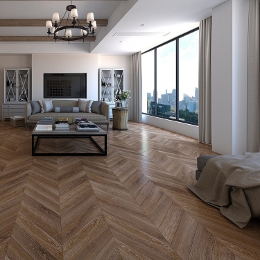 SPC кварц-винил Damyfloor Chevron Шайо